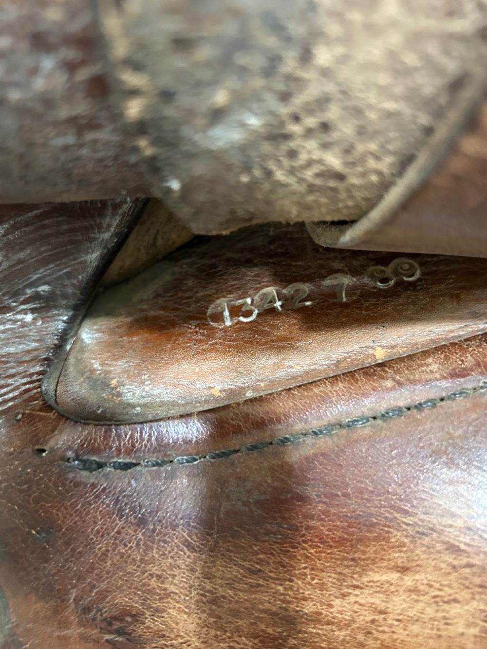 Vintage Youth Western Leather Saddle. 14” Seat. - Picture 13 of 16